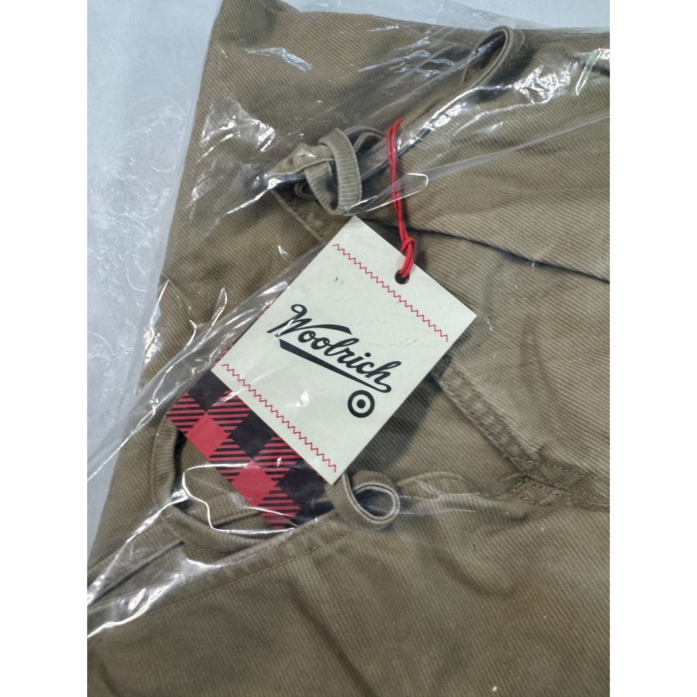 Woolrich X Target Women's Utility MIDI Dress V-Neckline Size 2X Khaki NWT - Picture 4 of 4